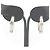 Orecchini in diamante PT900 Tasaki Argento