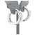 Orecchini in diamante PT900 Tasaki Argento - vista 3
