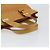 Borsa tote vintage Burberry in pelle Beige - vista 6