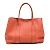 Borsa Hermès Garden 36 in rosso arancione
