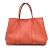 Borsa Hermès Garden 36 in rosso arancione - vista 2