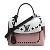 Borsa a Spalla 2 in 1 Lockme Ever BB di Louis Vuitton Rosa Multicolore