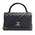 Bolso de Hombro Chanel Coco Handle 29 2 en 1 en negro