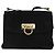 Salvatore Ferragamo Gancini Suede Nero