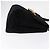 Salvatore Ferragamo Gancini Suede Nero - vista 3