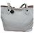 Borsa tote bianca in PVC testurizzato Armani Jeans Bianco