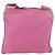 Prada Borsa a Tracolla Tessuto Medium con Tasca Anteriore Rosa - vista 2