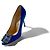 Manolo Blahnik HANGISI Blu - vista 3