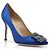 Manolo Blahnik HANGISI Blu - vista 5