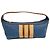 Autre Marque Borsa a spalla Borbonese in denim e pelle azzurro chiaro Blu chiaro