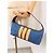 Autre Marque Borsa a spalla Borbonese in denim e pelle azzurro chiaro Blu chiaro - vista 10