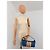 Autre Marque Borsa a spalla Borbonese in denim e pelle azzurro chiaro Blu chiaro - vista 11