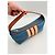 Autre Marque Borsa a spalla Borbonese in denim e pelle azzurro chiaro Blu chiaro - vista 2