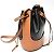 Borsa a Spalla Loewe Balloon Media Marrone Nero - vista 2