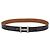 Hermès Cintura in pelle HERMES Constance 37,8"" Nera Auth yk19950 Nero