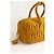Miu Miu Borsa a mano Arcadie in suede cammello - vista 8
