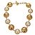 Collana di perle Salvatore Ferragamo metallo Gold Tone Auth 161568V