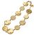 Collana di perle Salvatore Ferragamo metallo Gold Tone Auth 161568V - vista 7