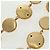 Collana di perle Salvatore Ferragamo metallo Gold Tone Auth 161568V - vista 9