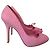 Rosa Python-Prägung Lederabsätze von Christian Dior Pink