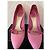 Rosa Python-Prägung Lederabsätze von Christian Dior Pink - Ansicht 5