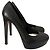 Tacchi a piattaforma in pelle nera Dior Nero