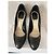 Tacchi a piattaforma in pelle nera Dior Nero - vista 3
