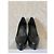 Décolleté in pelle nera con plateau Casadei Nero - vista 2