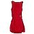 Vestido de viscosa roja Roberto Cavalli con embellishments