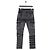 Balmain Bondage-Gurt Biker Cargo Denim Jeans Grau