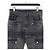 Balmain Bondage-Gurt Biker Cargo Denim Jeans Grau - Ansicht 3