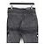 Balmain Bondage-Gurt Biker Cargo Denim Jeans Grau - Ansicht 6
