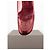 Miu Miu SS00 Tacones Kitten Slingback Transparentes Space Bubble Roja - vista 8