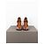 Décolleté brogue a punta quadrata Prada AW99 Marrone - vista 5