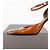 Décolleté brogue a punta quadrata Prada AW99 Marrone - vista 9