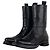 Botas de combate biker 'Peco' de punta afilada Miu Miu AW01 Negro