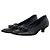 Prada Mocassini con Punta Quadrata e Catena degli Anni 2000 Nero