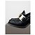Zapatos de tacón con hebilla de punta cuadrada Prada Negro - vista 9