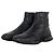 Botas de moto de punta cuadrada Prada AW99 Negro