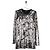 Camicia a maniche lunghe in paillettes usurate Balmain di Decarnin AW10 Argento