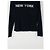 Camicia a maniche lunghe Helmut Lang AW02 'New York' Print Backstage Nero - vista 4