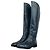 Botas de montar hasta la rodilla Miu Miu AW08 Negro