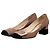Zapatos de ballet de ante con gran cierre Prada de los 2000 Castaño