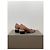 Zapatos de ballet de ante con gran cierre Prada de los 2000 Castaño - vista 2