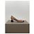 Zapatos de ballet de ante con gran cierre Prada de los 2000 Castaño - vista 4