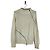 Strickpullover mit Spiralreißverschluss Dolce & Gabbana AW03 Weiß