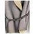 Jaqueta de couro shearling com cinto 'Gleam' de Rick Owens AW10 Marrom - vista 10