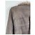 Jaqueta de couro shearling com cinto 'Gleam' de Rick Owens AW10 Marrom - vista 12