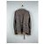 Jaqueta de couro shearling com cinto 'Gleam' de Rick Owens AW10 Marrom - vista 2