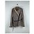 Jaqueta de couro shearling com cinto 'Gleam' de Rick Owens AW10 Marrom - vista 3